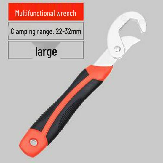 Universal Multi-Function Adjustable Wrench for Large and Small Pipes