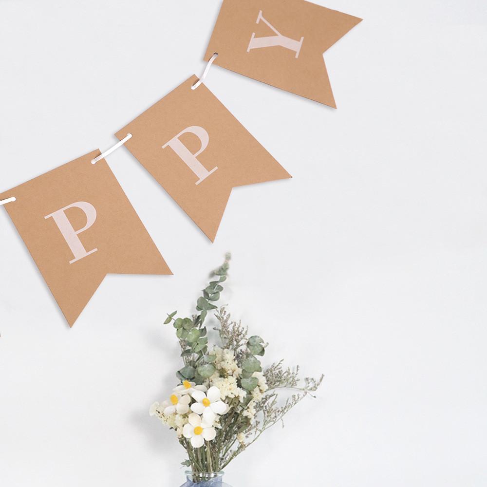 Vibrant Paper Birthday Letter Banners Happy Birthday For Fun Children's Party Decorations