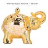 Elephant Shaped Incense   Aromatherapy Ornament for Living Room Entryway Bedroom(Bronze )
