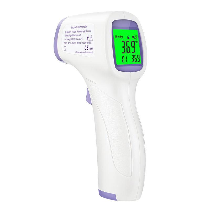 Hot Sale Wireless Digital Home Thermometer Non-Contact Instant Reading Forehead Infrared Thermometer Electric Power Source Ears