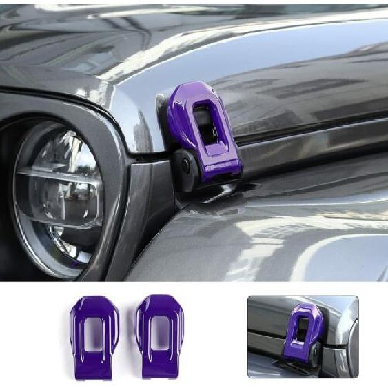 Vorderer Motorhauben-Schlossriegel-Zierleiste für Jeep Wrangler JL JLU Gladiator JT P