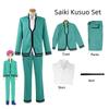 Cosplay Disfraz Anime Saiki Kusuo Uniformes Hombres Gafas Accesorios para la Cabeza La Desastrosa Vida de Saiki K. Uniforme de Instituto
