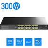 Switch - CUDY - GS1028PS2 - 24 Ports Gigabit PoE+ - 300W - 2 Ports SFP