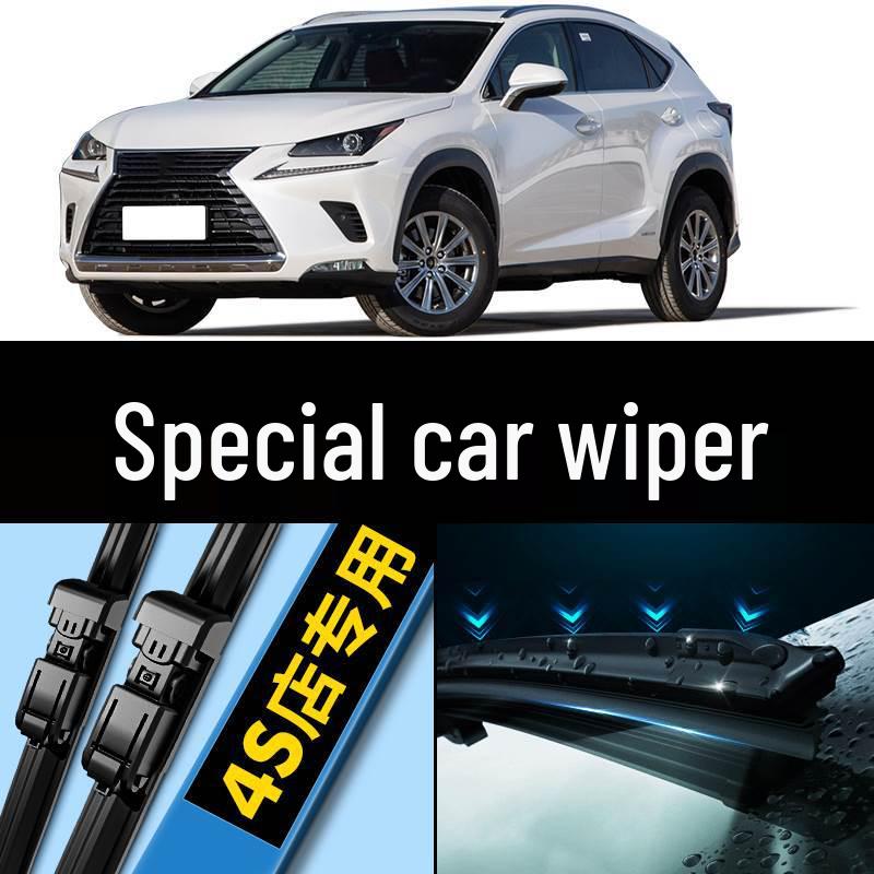 Compatible Lexus NX200t Original Wiper Blades: Bone-Free Front & Rear Rubber Strip for 260/350/300h Models