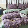 Class A Cotton Color-Woven Jacquard Double-Layer Yarn, Pure Cotton Aerobic Retro Wind Small Floral Quilt Cover
