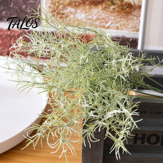 Kunstrasen Dekoration 2 Stück Grüne Stiele Realistischer Falscher Grüner Zweig für Simulations-Blumenarrangement DIY Vase Florales Hochzeitsfest Zuhause