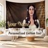 Benutzerdefinierte Namens-Wandbehang-Tapisserie, Lana Del Rey Dekorative Hintergrund-Tapisserie für Wohnheim, Zuhause