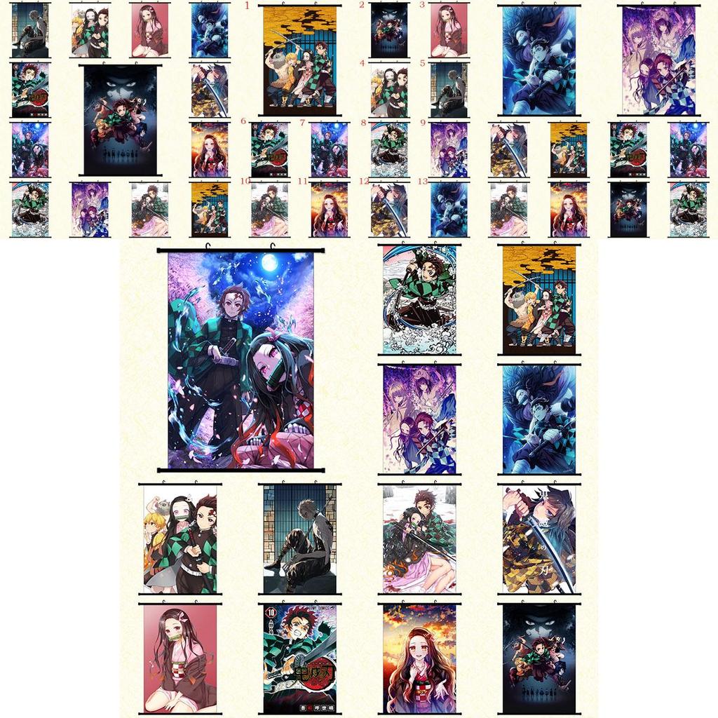 Anime Demon Slayer Kimetsu No Yaiba Kamado Tanjirou And Kamado Nezuko Wall Poster With 13 Stylish Designs