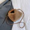 High-End Fairy Plush Winter Pleated Handbag 2023 - Women's Shoulder & Crossbody Bag