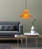 Hanging Ceiling Lamp Bamboo Boho Rattan Wood Loft