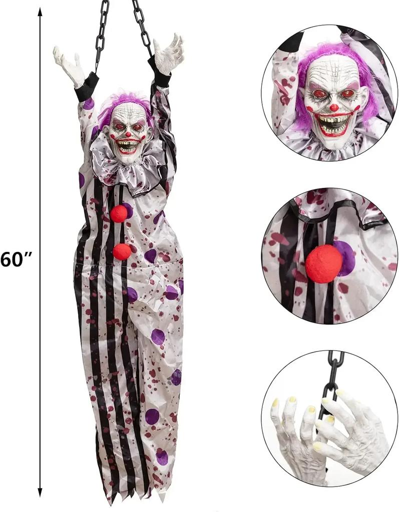 Outdoor Voice Control Animatronic Halloween Decor Scary Mummy Ghost LED Light Show Motion Activated Haunt Tech Weather Resistant