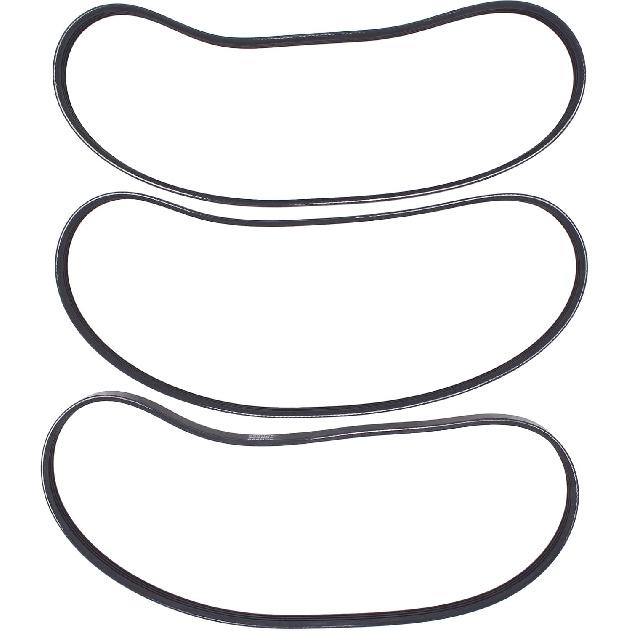 ApplianPar Alternator Air Conditioning and Power Steering Drive Belt Kit for Honda CR-V 1997-2001 Set of 3