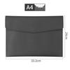A4 Leather Magnetic File Bag with Custom Logo Options - Business Document Envelope Design in Multiple Specifications