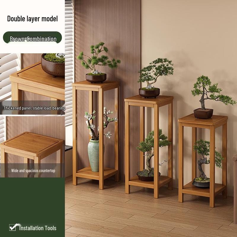 

Solid Wood Multi-tier Floor Flower Stand