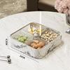 Chinese Style Lucky Deer Faux Marble Snack Box