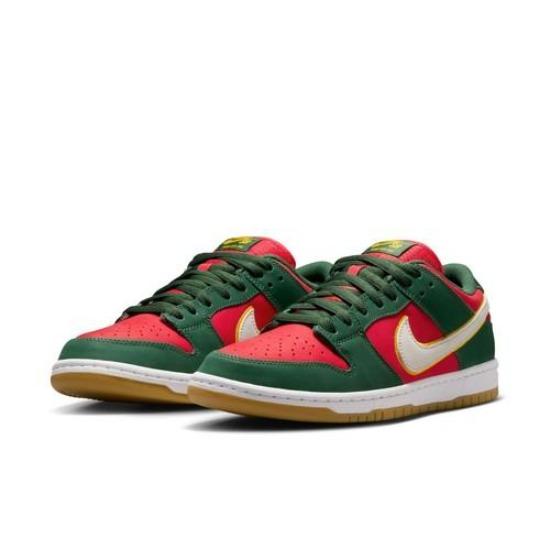 

Nike SB Dunk Low PRM Seattle Supersonics Огненно-красный FZ1287-300 Мужской размер EU 36 красный