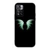 Fashion Angel Wings Case for Xiaomi Redmi Note 9S 9 8 10 11 Pro 9C 9A 7 8T 7A 8A 6A 6 10S Black Soft Silicone Phone Cover Coque