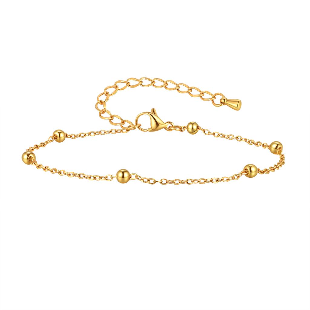 Summer Anklet Bracelets for Women, Satellite Beaded Foot Chain, Boho Beach Summer Simple Ankle Jewelry