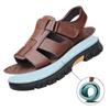 Top Layer Cowhide Sandals Men's Genuine Leather Cowhide Summer New Anti Slip Beach Shoes Driving Slippers