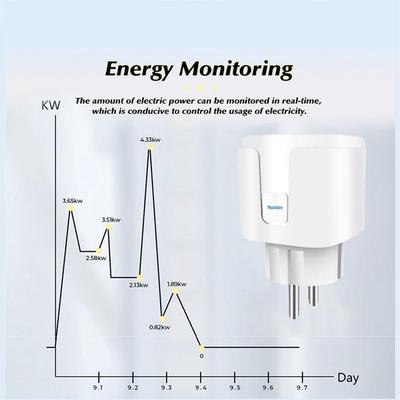 WiFi Smart Socket Plug Timer with Voice Control Alexa Compatibility