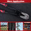 SPEEDWOX Heavy-Duty Bolt Cutter, Bolt Clipper, Wire Cutter, Chain Cutter, Metal Cutter, Rebar Cutter, Cable Cutter, Hard Steel Wire Cutter, Forged Han