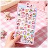 1Pcs/4Pcs Cute Animals Sweet 3D Relief Stickers Journaling Diy Diary Stationery Sticker Decor School Supplies Gift