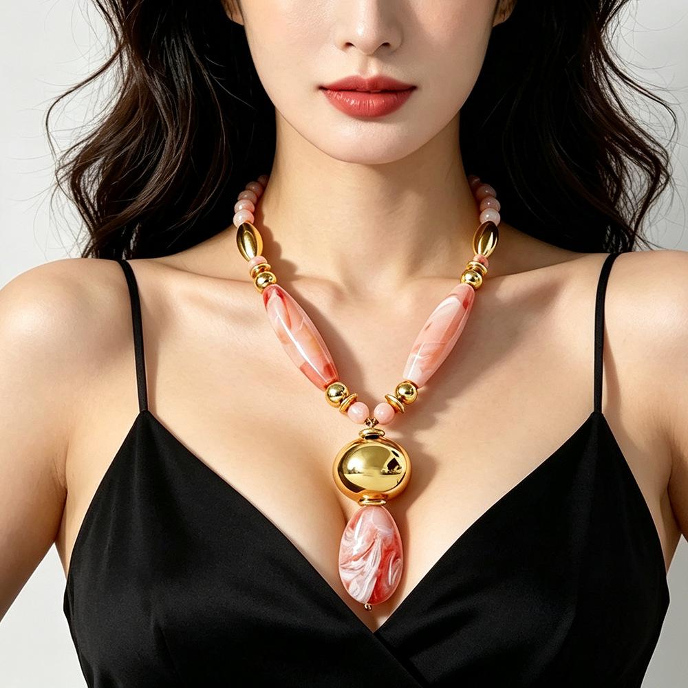 Bohemian Handmade Pendant Necklace Women Choker Jewelry Accessories