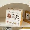 Cartoon Bear Drawer Box DIY Baking Packaging Boxes  for Biscuits Cookies Snowflake Crisps Candies