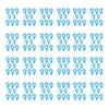 Forehead Decal Stickers for Kids Red Blue Washable Waterproof Face Tattoos for Cosplay Performances Flame Wave Designs Sticker