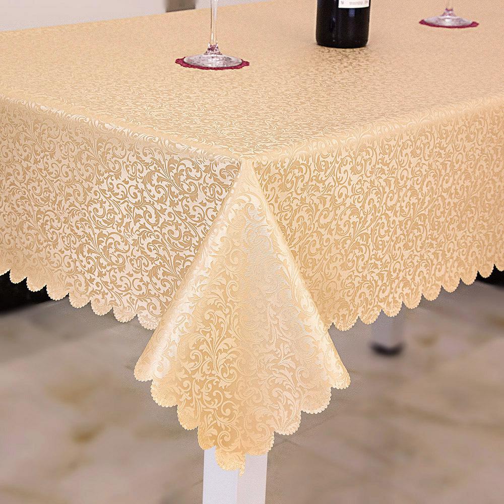 European-Style Rectangular Waterproof, Oil-Proof & Washable Coffee Tablecloth (Oval & Rectangular Options Available)