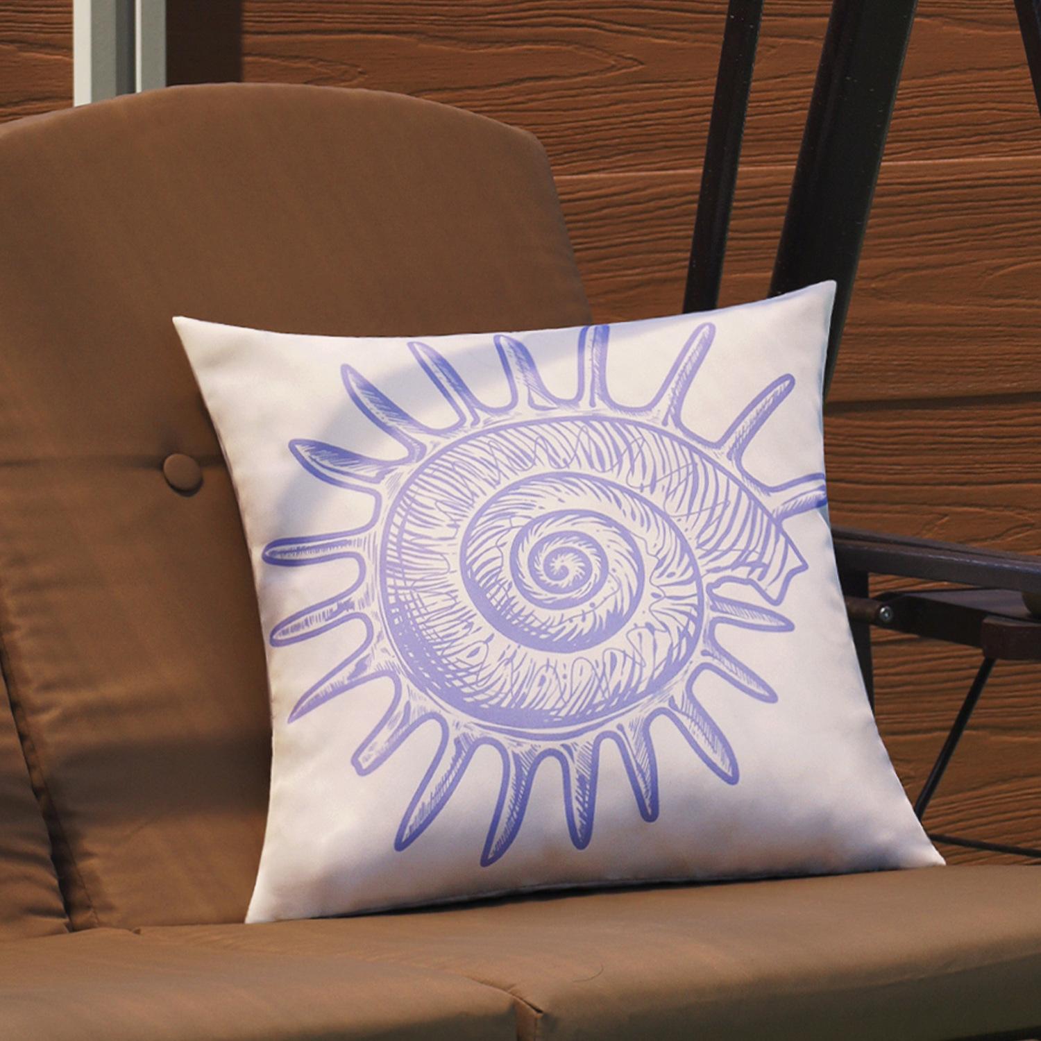 

Outdoor Waterproof Pillow Cover Marine Series Cushion Pillow Backrest Pillow Cover Garden Beach Deck Chair Cushion Pillowcase only