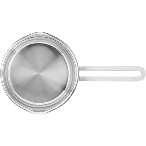 ZWILLING Pouristic Saucepan (16cm, Without Lid) - Stainless Steel Saucepan with a Triple-layered Base, Induction Compatible, 1.5L Capacity. [Official