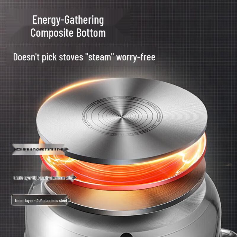 COOKER KING 32cm 3-Layer Stainless Steel Steamer
