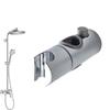 22mm 24mm ABS Chroom Douchekop Houder Verstelbare Stijgbuis Badkamer Rail Beugel Glijder Badkamer Kraan Accessoires Onderdelen
