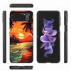 Beautiful Seaside Coconut Trees Phone Case For Samsung Z Flip 6 7 5G Z Flip 5 Galaxy Z Flip 3 4 5G ZFlip Shockproof Hard Cover T