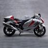 Maisto 1:Modellino Diecast Moto 12 Suzuki Hayabusa 2022, Argento