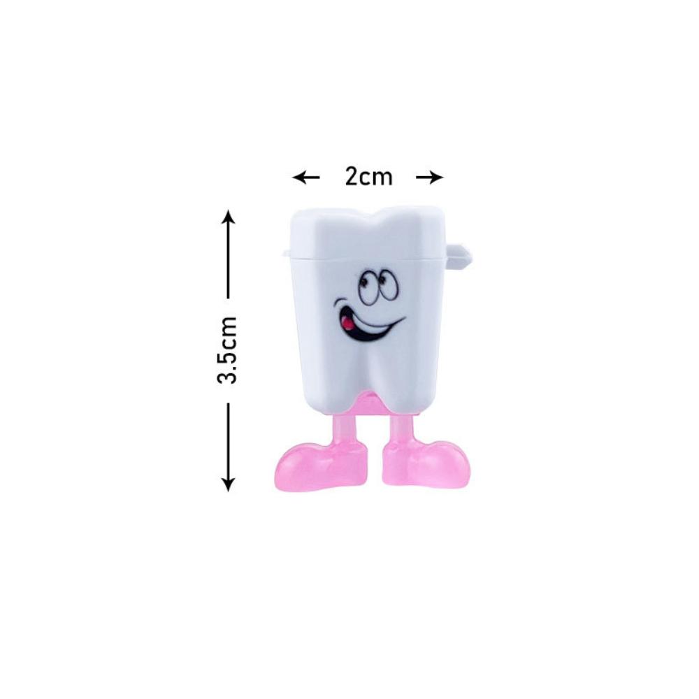 10PCS Baby Tooth Box Cute Cartoon Kids Teeth Organizer Plastic Milk Teeth Storage Box Save Collect Case First Tooth Mini Gift