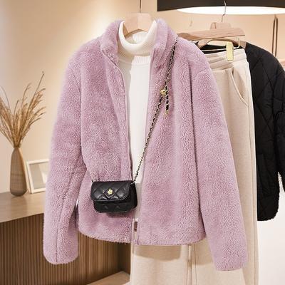 Fleece Jacket, Fleece Thickened Double-sided Fleece Jacket, Women's New Fleece Jacket, Women's Cardigan, Hooded Thermal Top