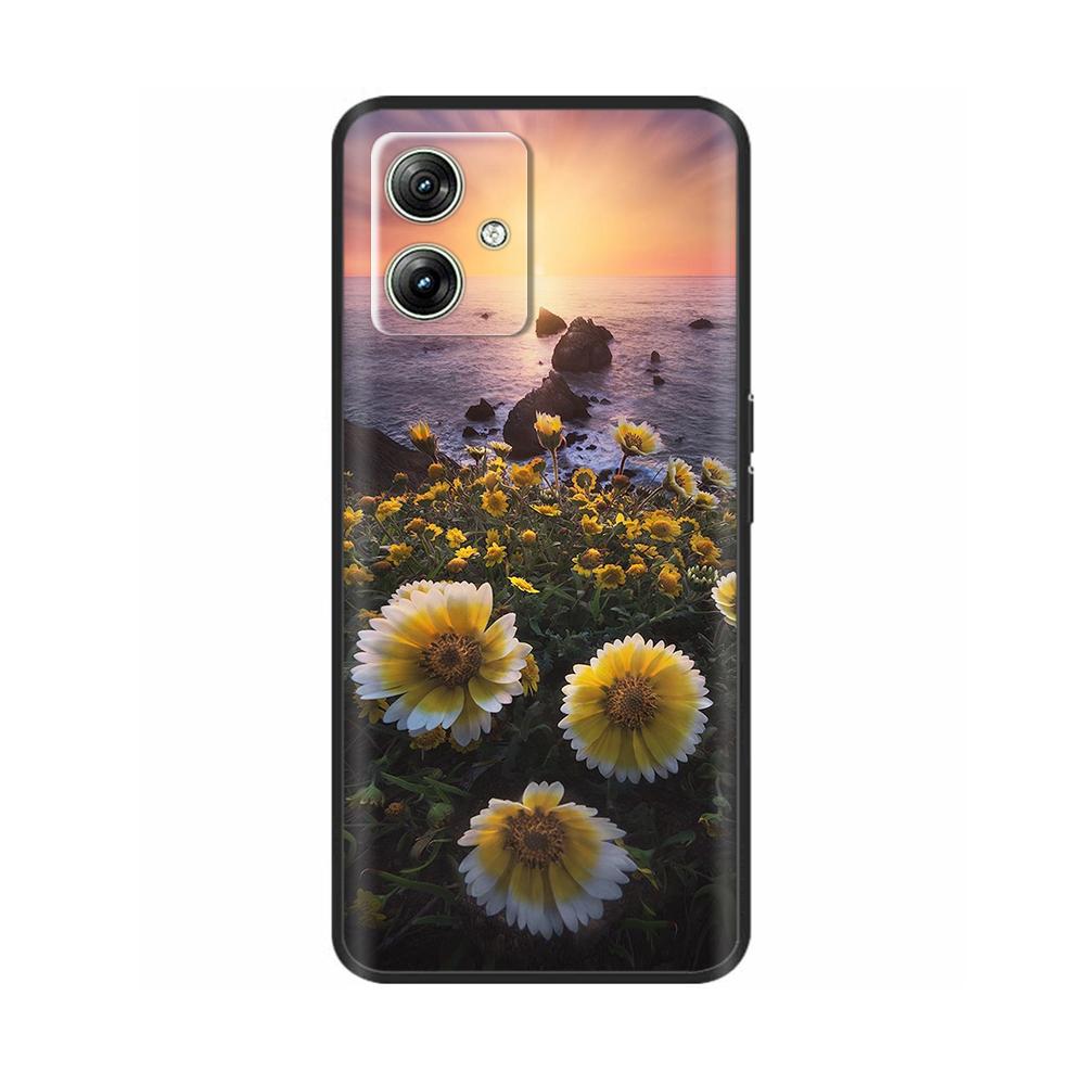 Für Moto G54 5G Handyhülle Kunst Kreation Weiche Flüssigsilikon Hülle Für Motorola Moto G54 Handyhülle MotoG54 G 54 Gehäuse Coque
