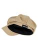 Bajal Herringbone Label Newsboy Cap Beige