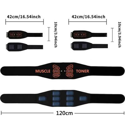 Inteligentny Pas do Tonowania Brzucha Trener Mięśni Trener Mięśni Brzucha Do Treningu Ramion Nóg Domowa Siłownia Masażer Fitness
