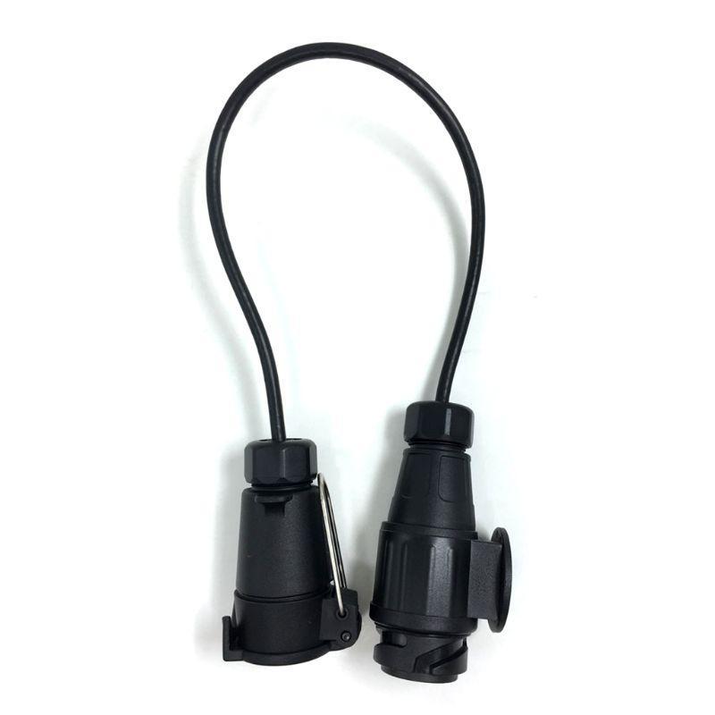 W91F Truck Towing Connector Adapter 7 Pin To 13 Pin Plug for Car Trailer Towing 12V