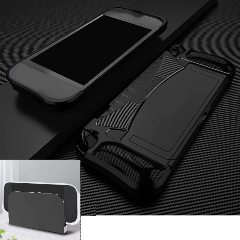 Scratchproof Shell with Kickstand Protective Cover Case Gamepad Flexible Housing Shockproof Skin for NS2 Console