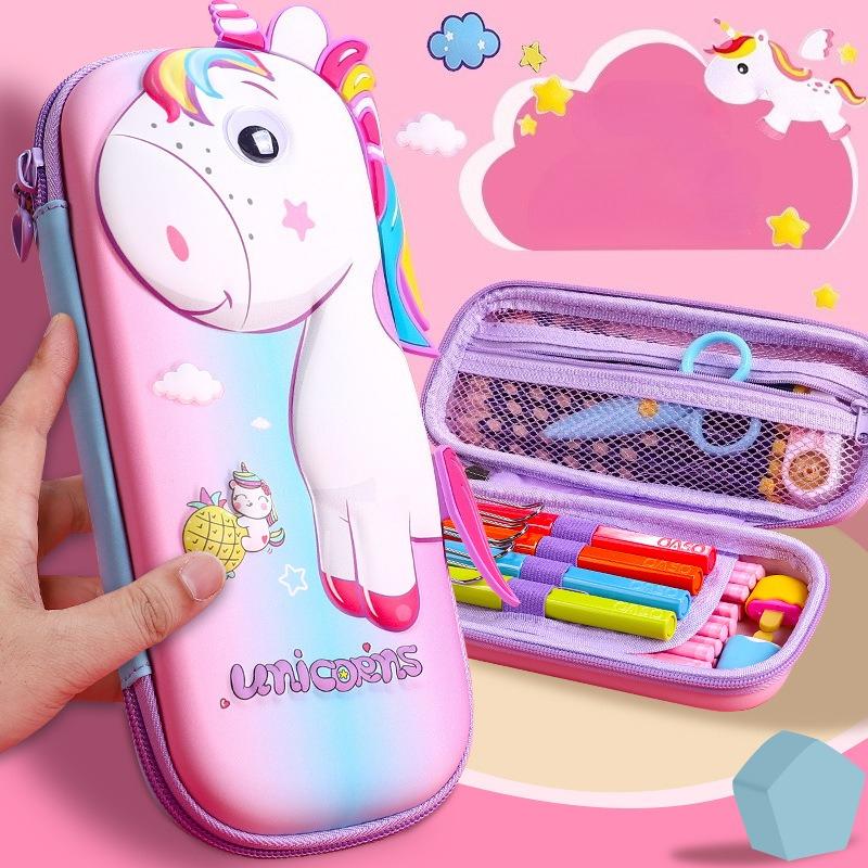 Creative 3D Panda Stationery Bag, drop resistant, dirt resistant, elementary school pencil case, cute, large capacity, decompression panda pencil case