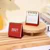 1Pcs 2027 Mini Simple Calendar Small Desk Calendar Creative Coil Calendar Planner Desktop Decoration Office Stationery