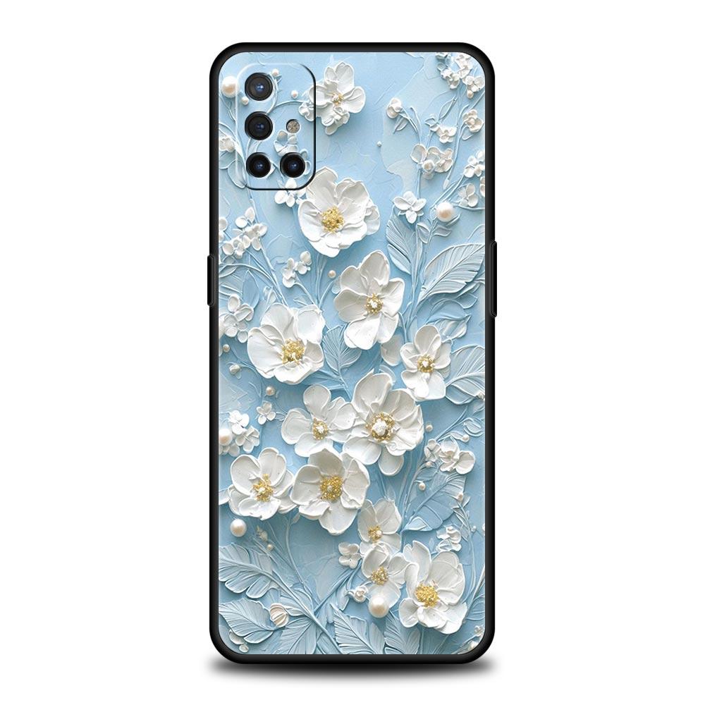 Phone Case For OnePlus 15 13 12 11 10 9 8 7T Pro 13T 13R 12R 10R 9RT 8T Nord 2T CE 2 3 5G Lite Soft Cover Oil Painting Flower