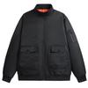 Men's Casual Stand-Collar Jacket Utility Multi-Pocket Flight Jacket