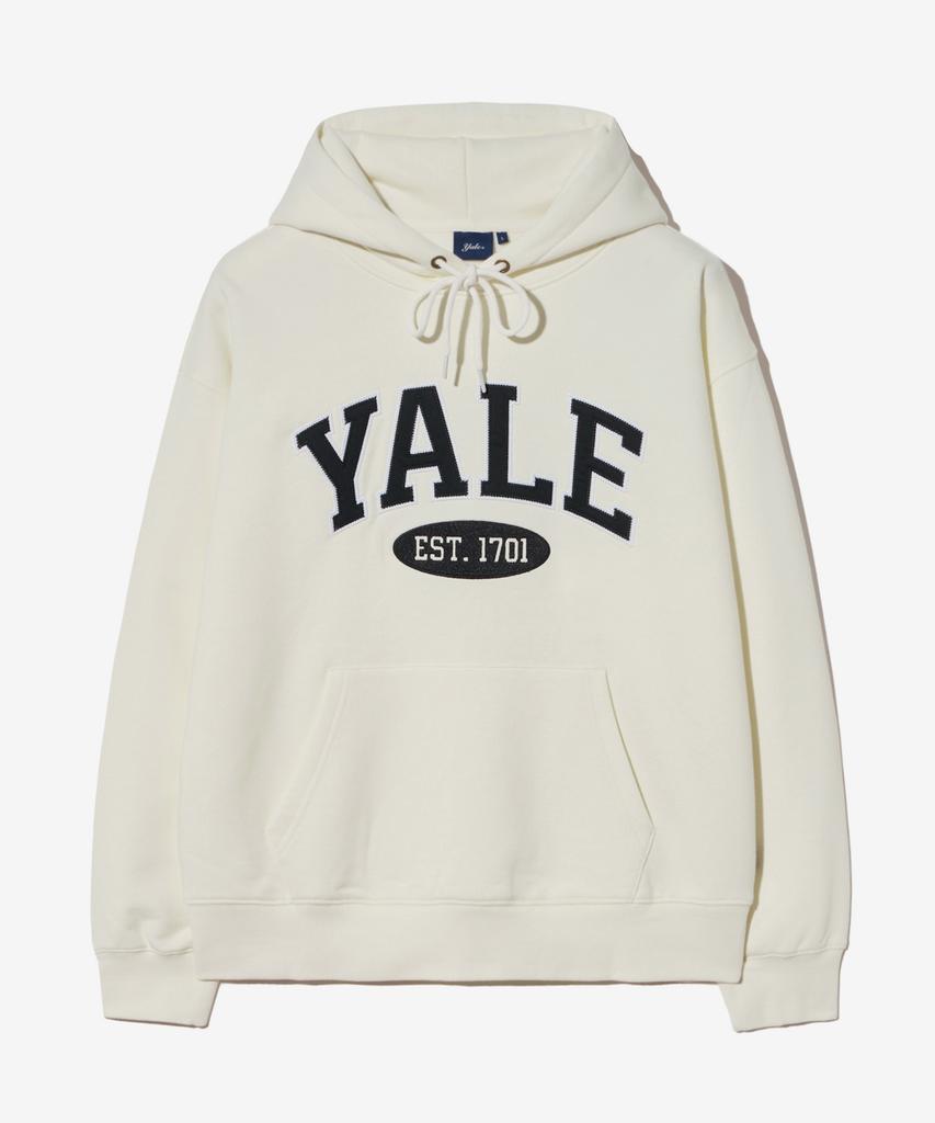 Two-Tone Arch Hoodie_Ivory