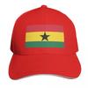 Flag of Ghana Baseball Cap Hard Hat Trucker Cap Streetwear Sunhat For Women Unisexs