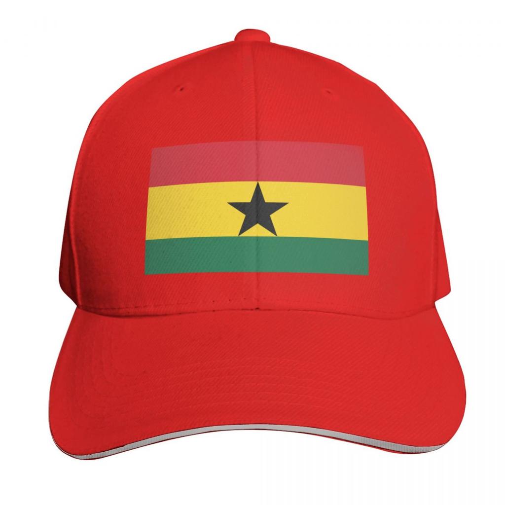 Flag of Ghana Baseball Cap Hard Hat Trucker Cap Streetwear Sunhat For Women Unisexs